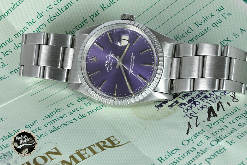 Rolex quadrante viola sale