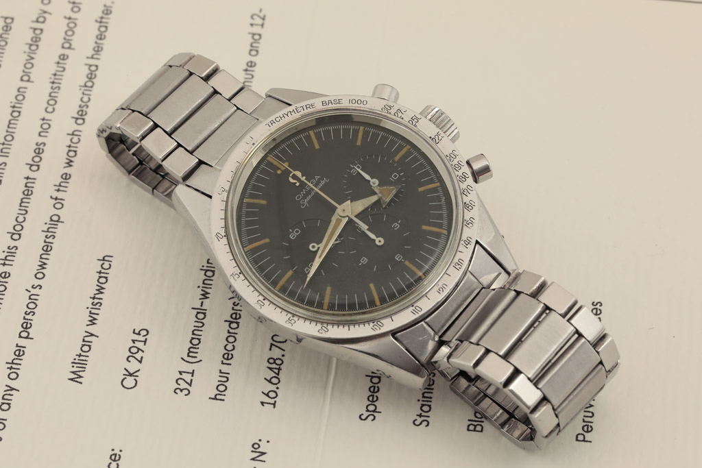 OMEGA SPEEDMASTER BROAD ARROW REF. 2915 2 MILITARY WATCH FAP