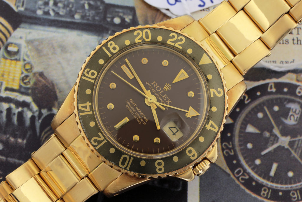 Gmt master oro giallo store
