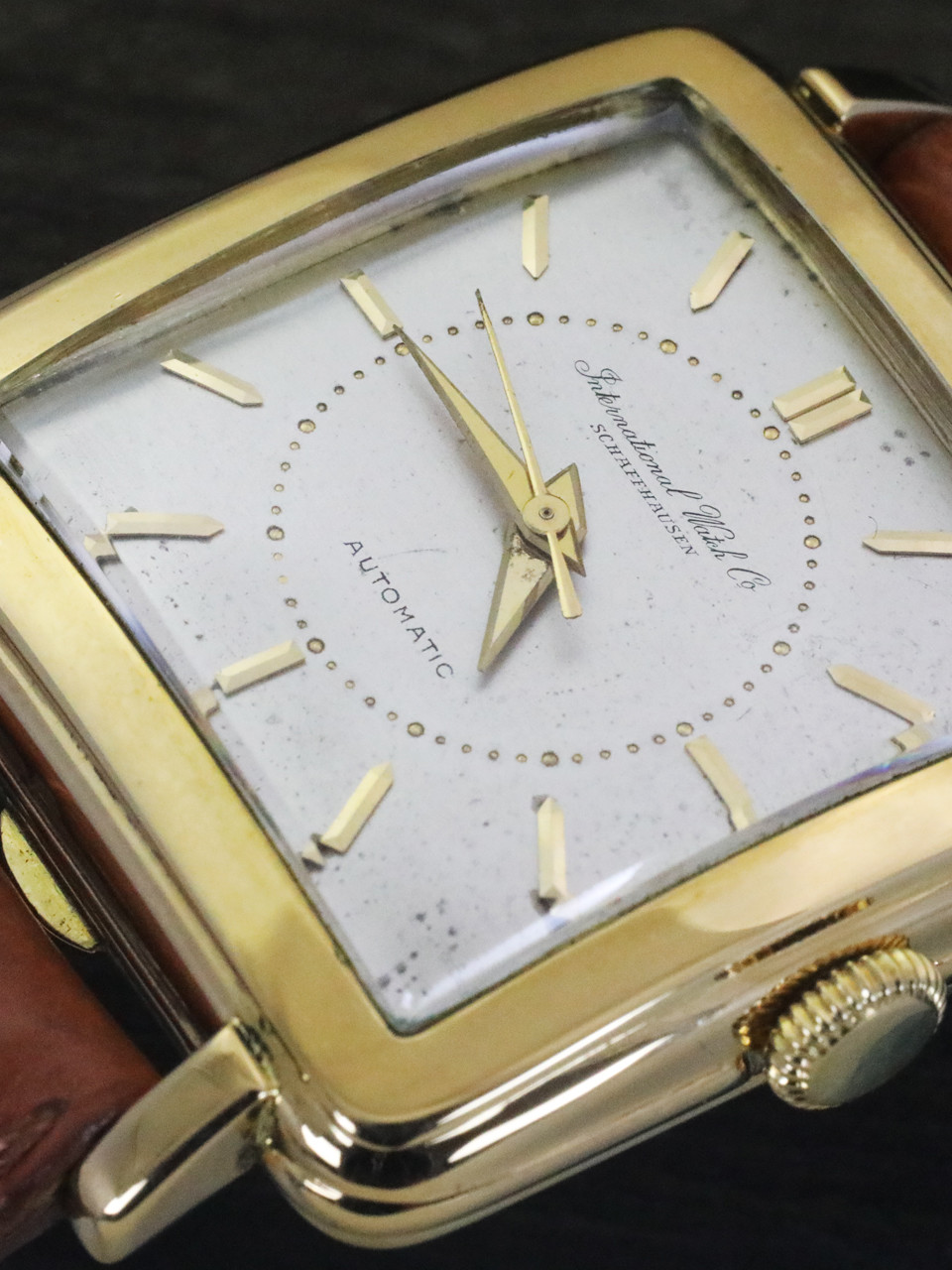 iwc cioccolatone gold vintage watches stefano mazzariol uai