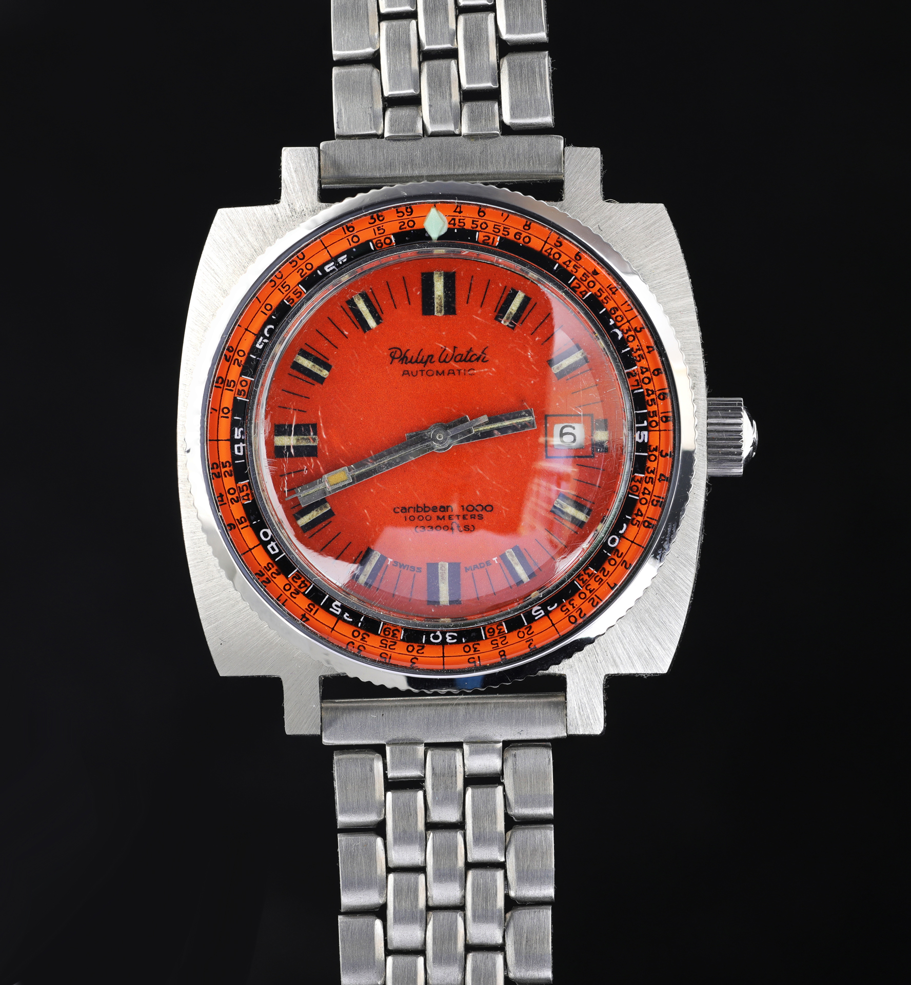 philip watch red square caribbean vintage wacthes stefano mazzariol