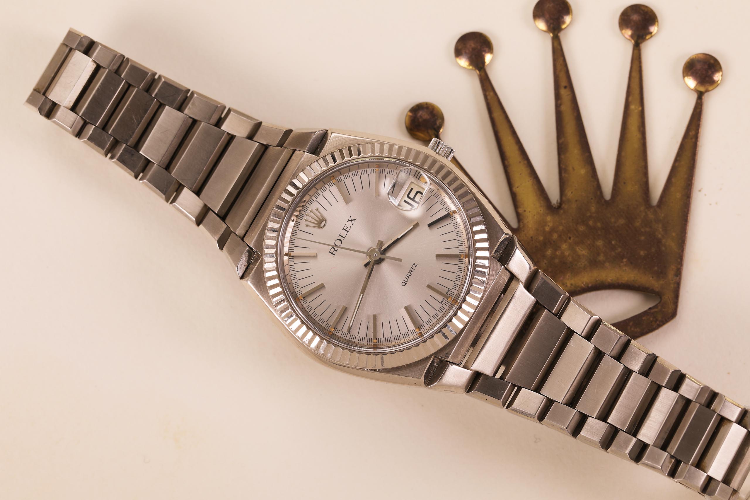 ROLEX TEXANO REF. 5100 EDIZIONE LIMITATA IN ORO BIANCO 37 texano 1