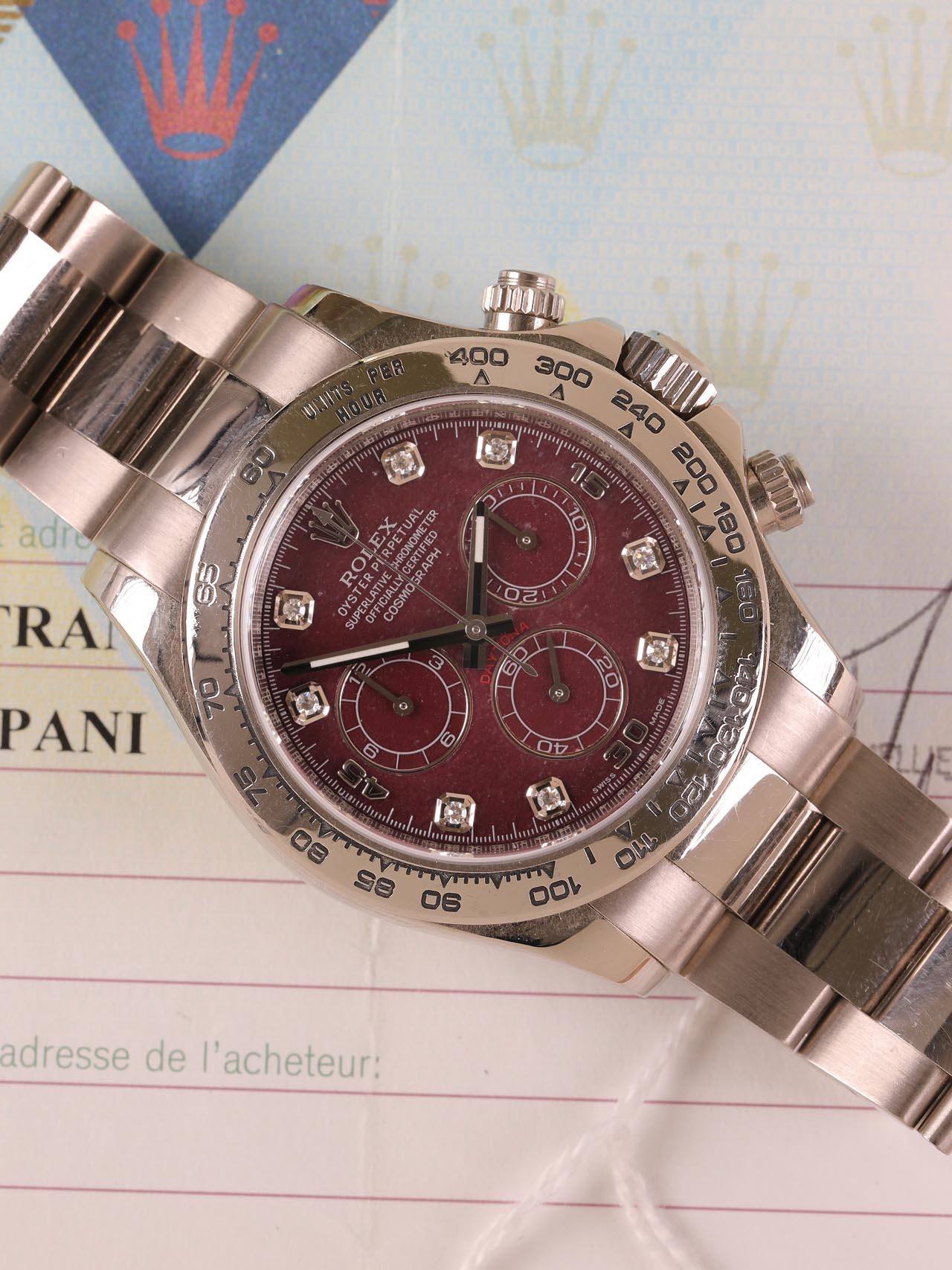 Rolex Daytona ref. 116509 Rubelite Brilli Scatola e Garanzia 123 rubelite 1 uai