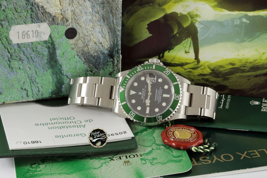 Rolex Submariner ref. 16610 LV ser. Z Mint NOS Full Stickers and Full Set -  Vintage Watches - Stefano Mazzariol