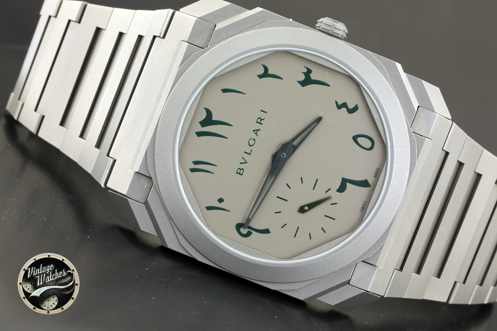 Bulgari octo sales green dial