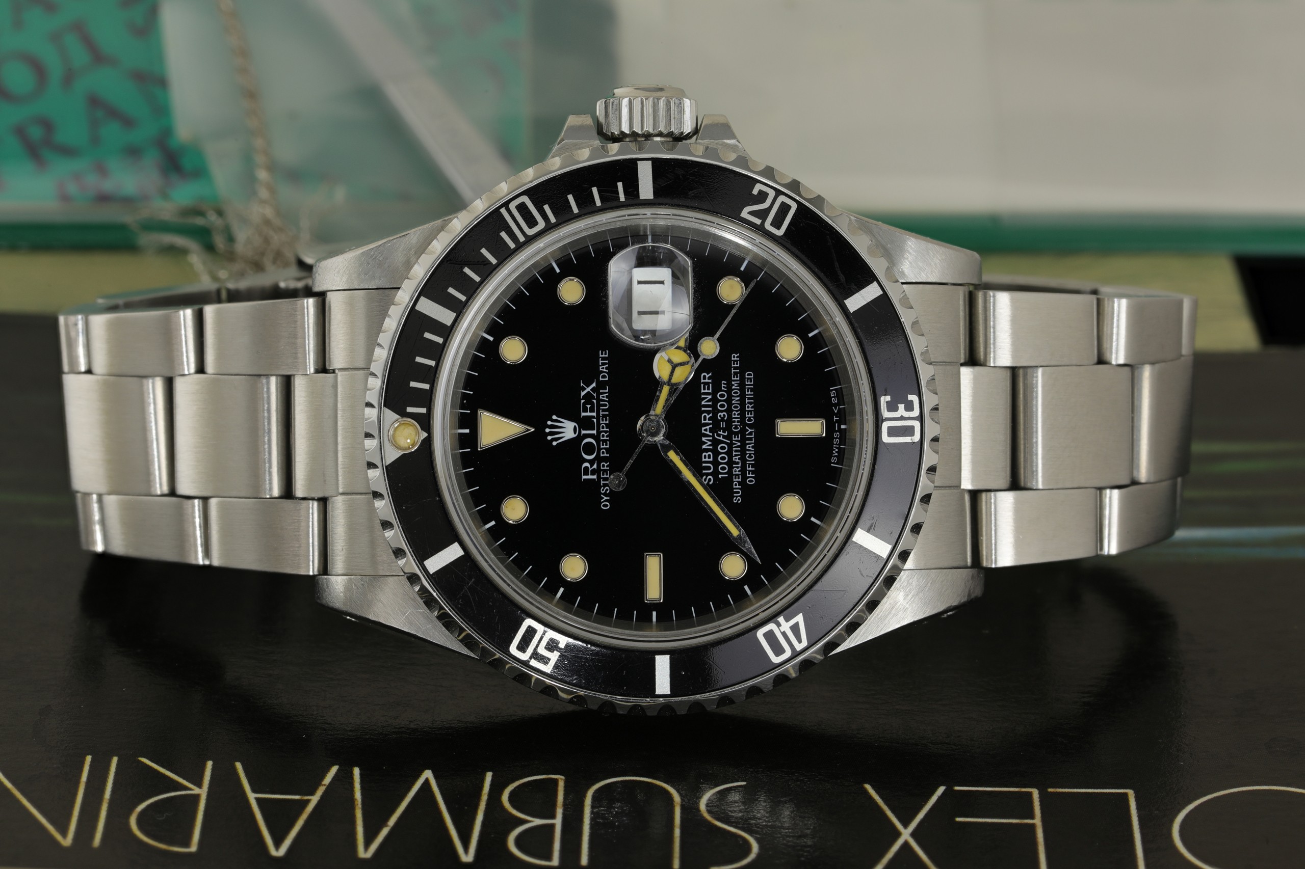 Rolex Submariner ref. 168000 made in 1986 Full Set Vintage