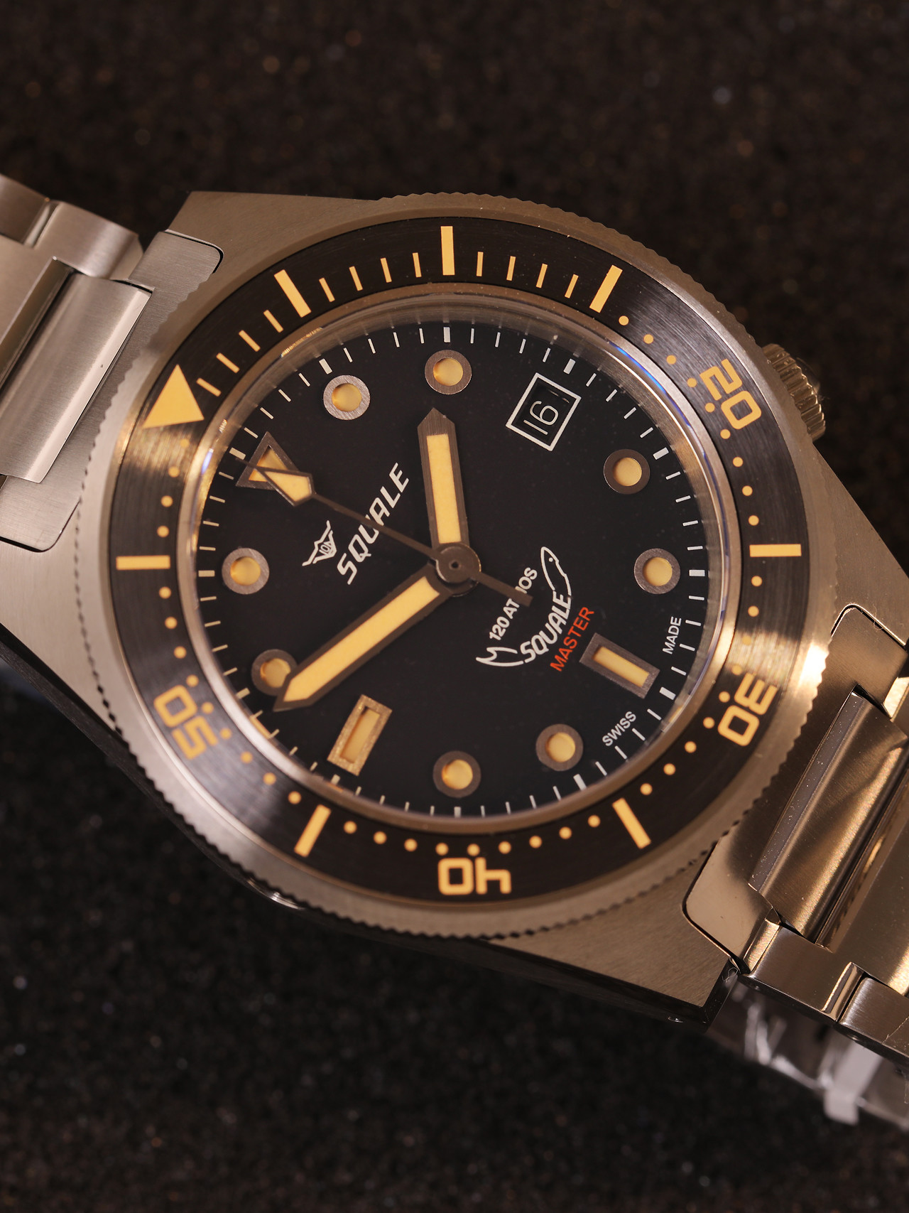 Squale Master Titanium 120 ATM ref MASTIBKBK.TI20 79 squale master 1 uai