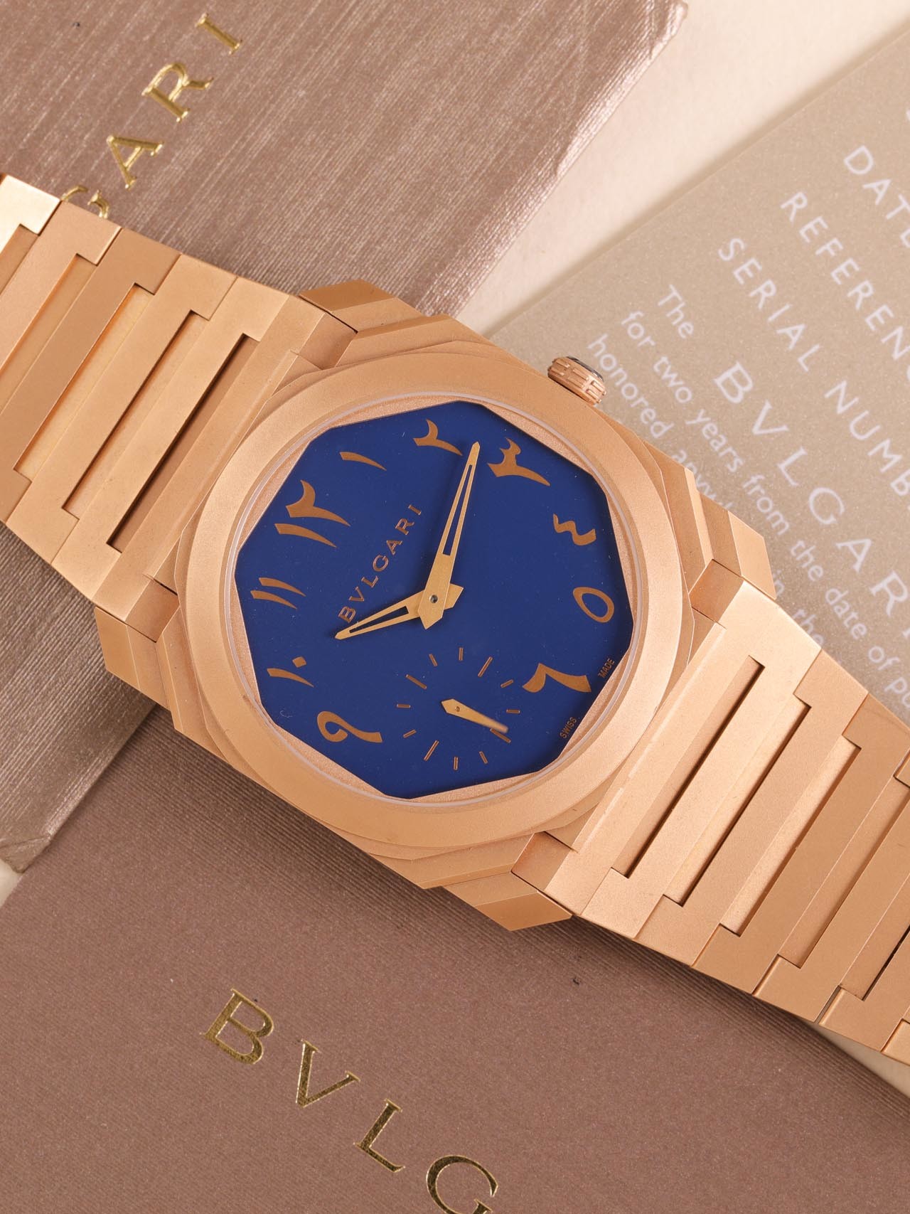 Bulgari Octo Finissimo in oro rosa ref. 103300 Edizione Limitata Dobner Scatola e Garanzia 76 Bulgari 1 uai