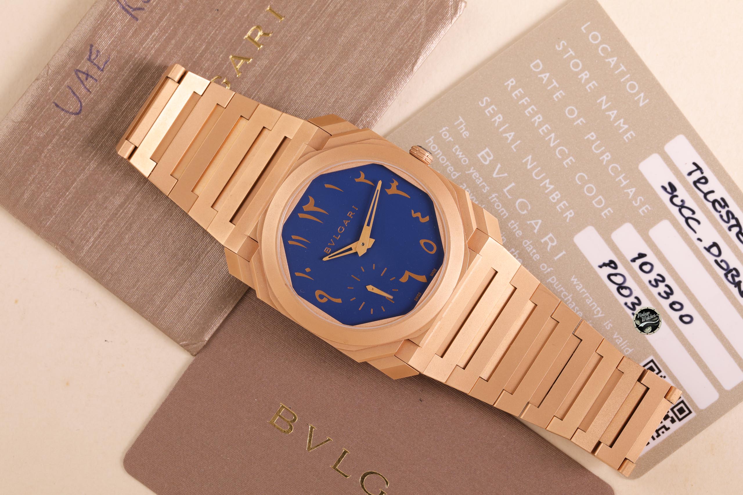 Bulgari Octo Finissimo in oro rosa ref. 103300 Edizione Limitata Dobner Scatola e Garanzia 3 Bulgari 1