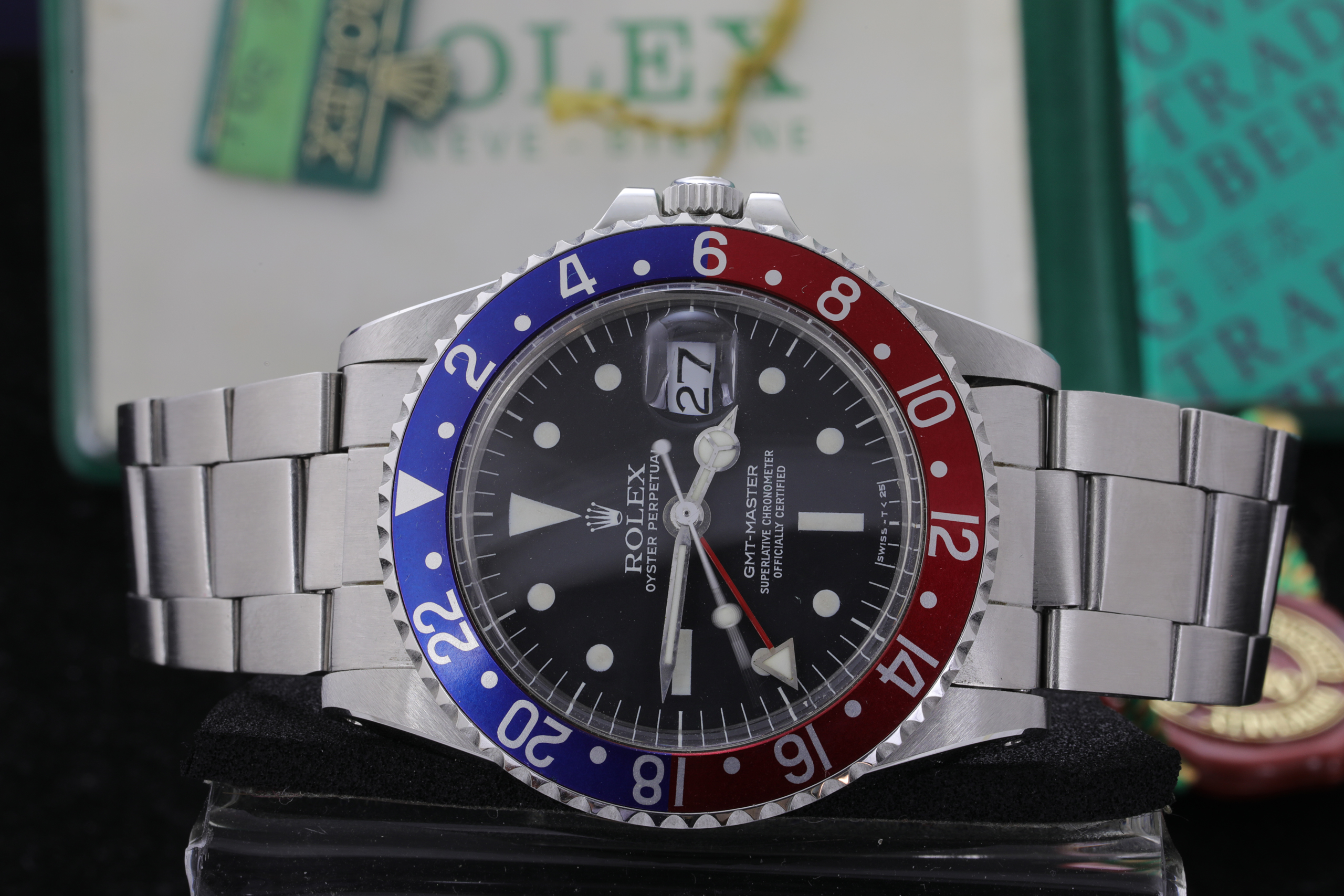 Rolex Gmt Master ref. 1675 Radiale Full Set Vintage Watches Stefano Mazzariol