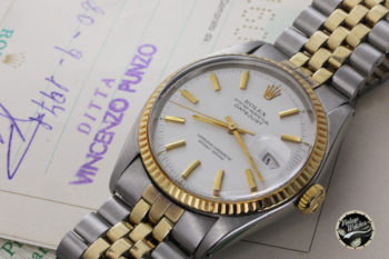 Rolex Datejust ref. 1601 3 Acciaio Oro con Garanzia e COSC Vintage Watches Stefano Mazzariol