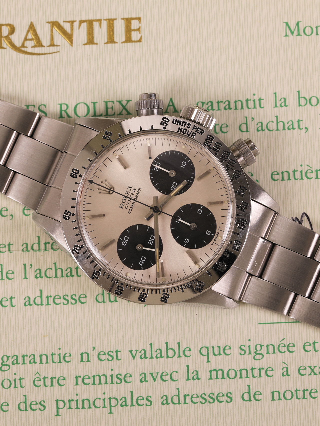 Rolex Daytona ref. 6265 Prima-Serie MK1 con Garanzia 52 6265 1 uai