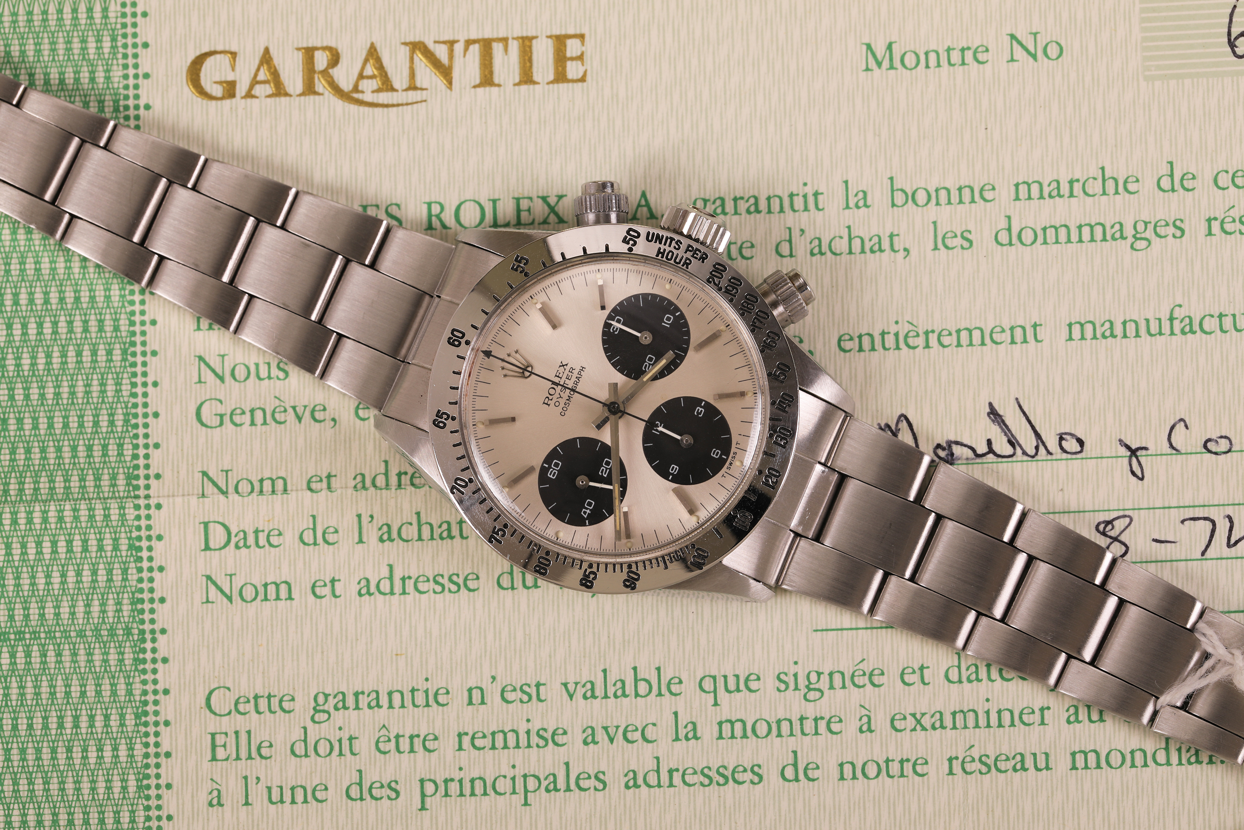 Rolex Daytona ref. 6265 Prima-Serie MK1 con Garanzia 9 6265 1