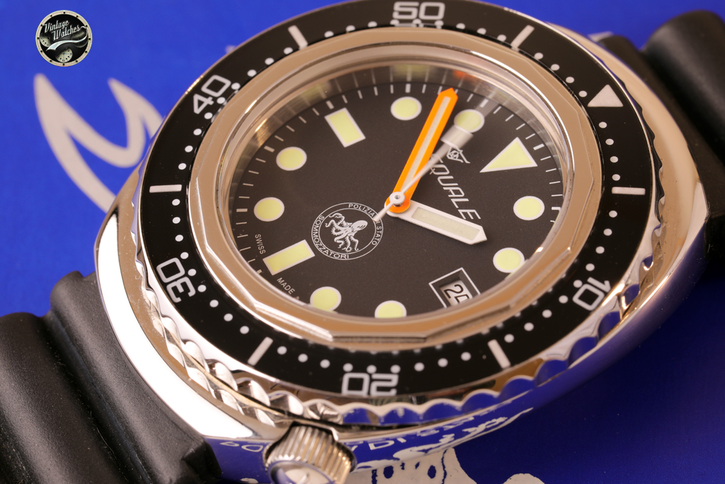 Squale Polipetto Nucleo Sommozzatori Polizia di Stato con Scatola e Garanzia 4 squale polipetto traverso1