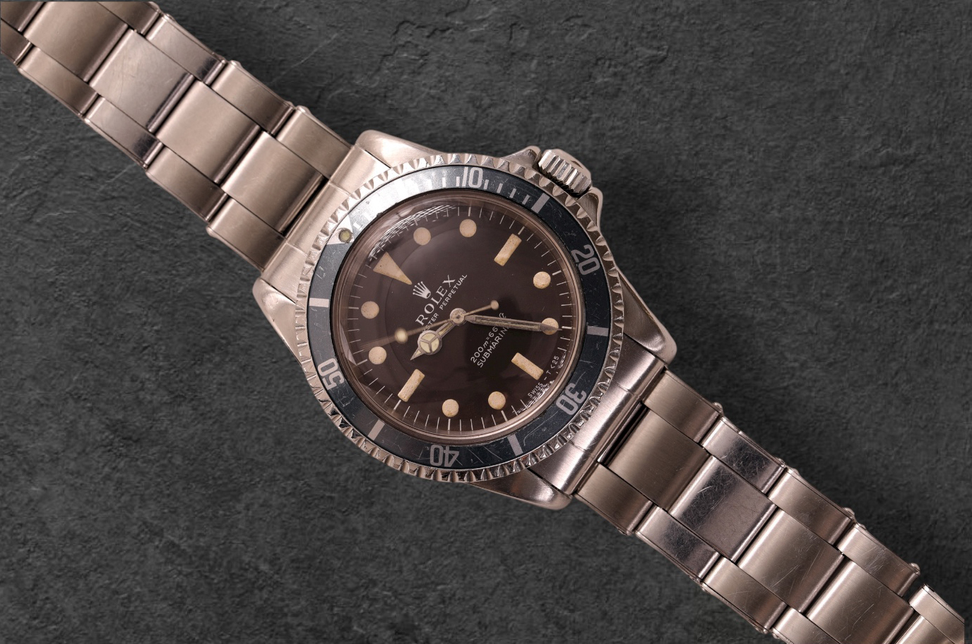 Rolex Submariner ref 5513 Quadrante Tropical Meter First 10 rolex 5513 mf brown 1