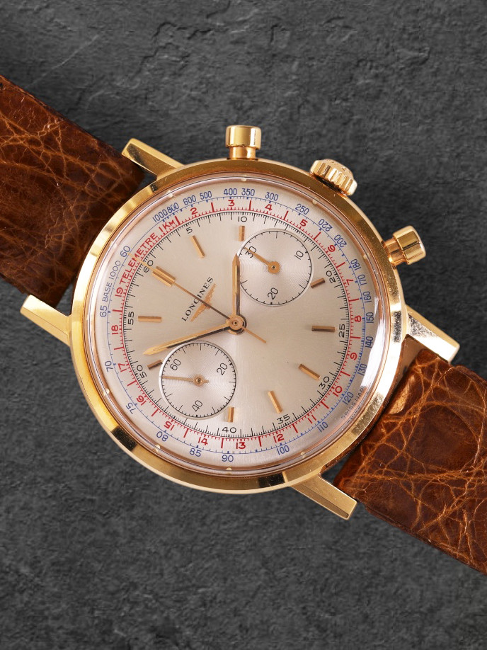 Longines 30Ch ref. 7415 FlyBack in oro rosa 24 longines rosa 2 uai