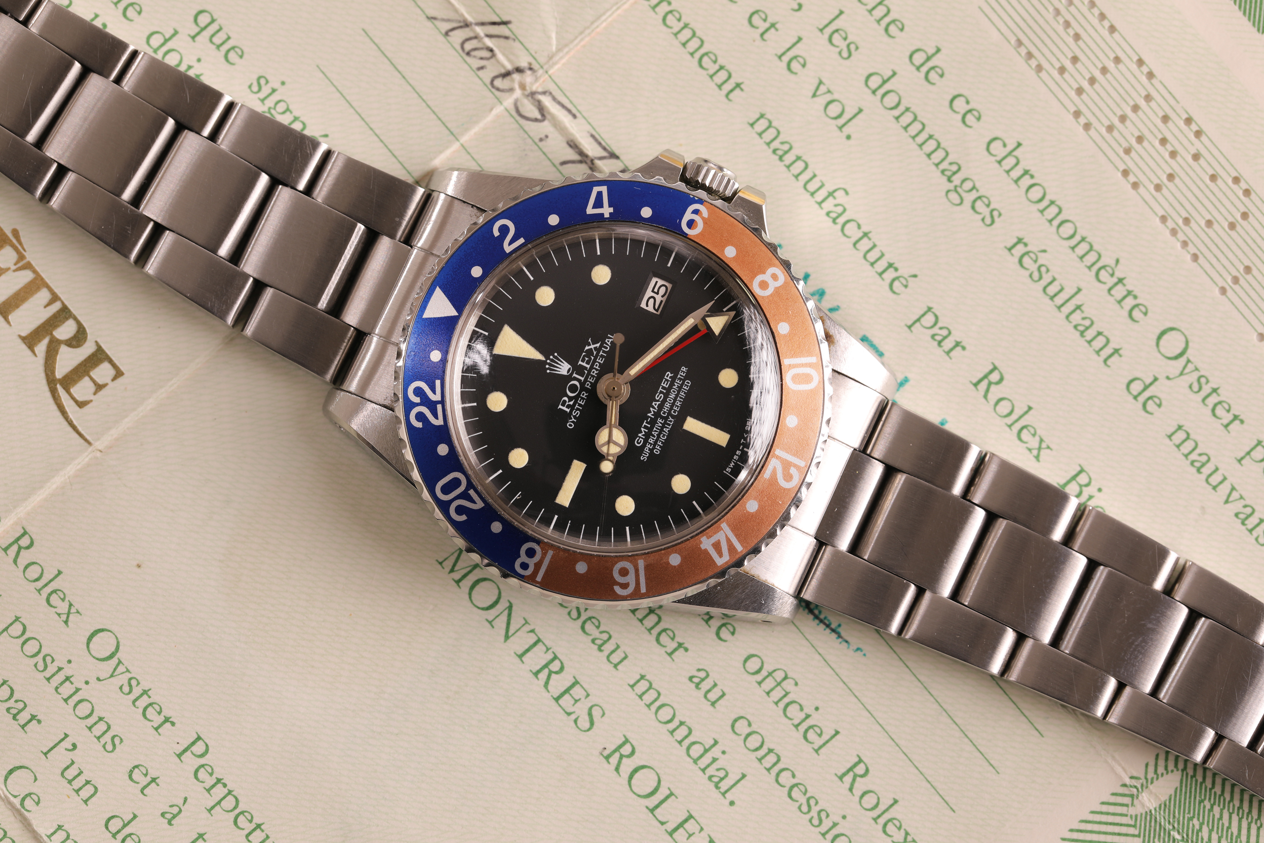 Rolex Gmt Master ref. 1675 MK3 Radial with Box and Papers 1 radiale