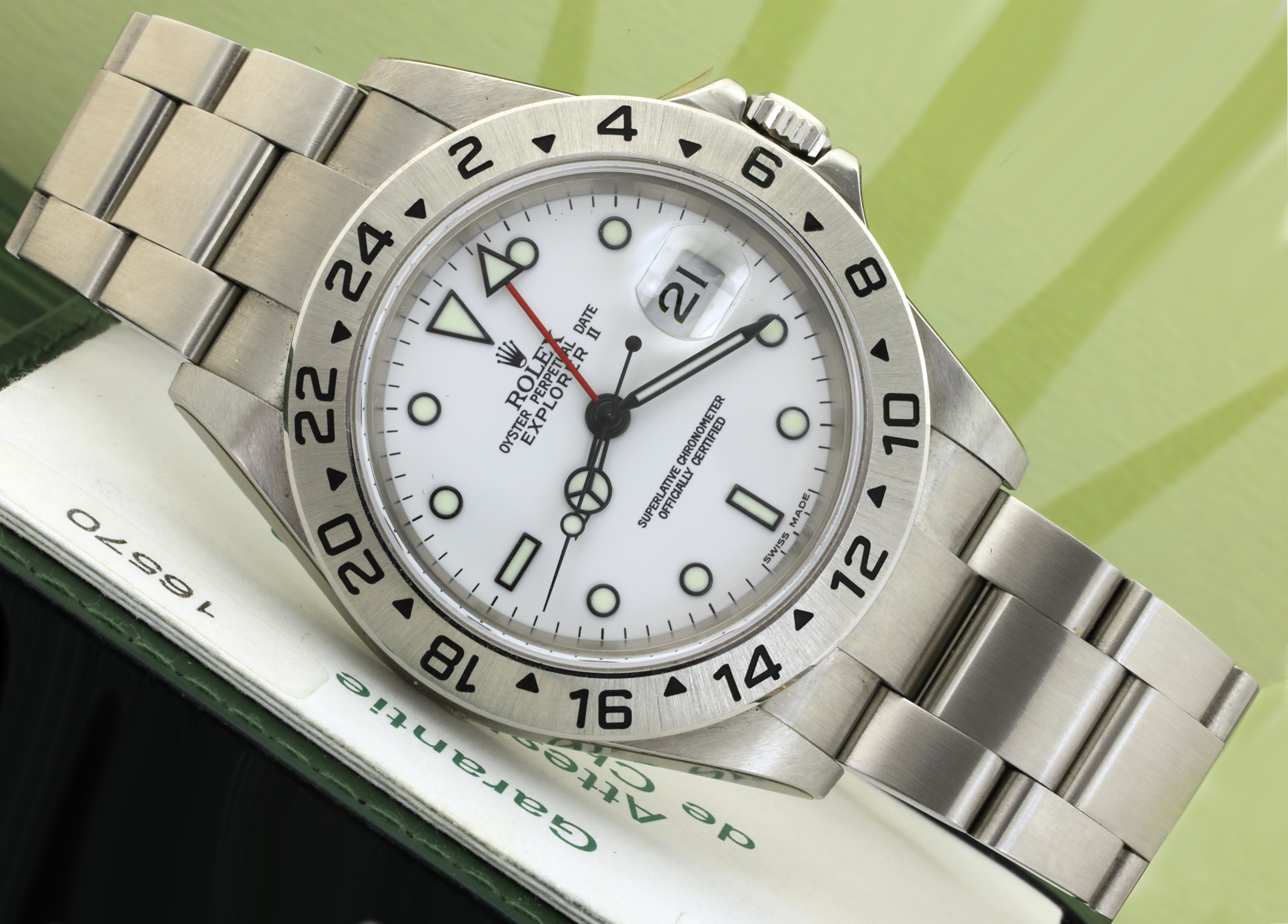 Rolex Explorer 16570 Polar NOS Full Set 2005