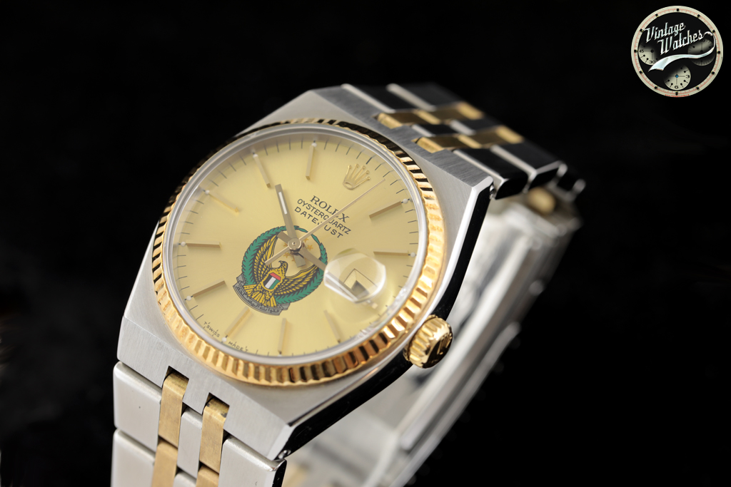 Rolex Datejust logo UAE Oysterquartz del 1978