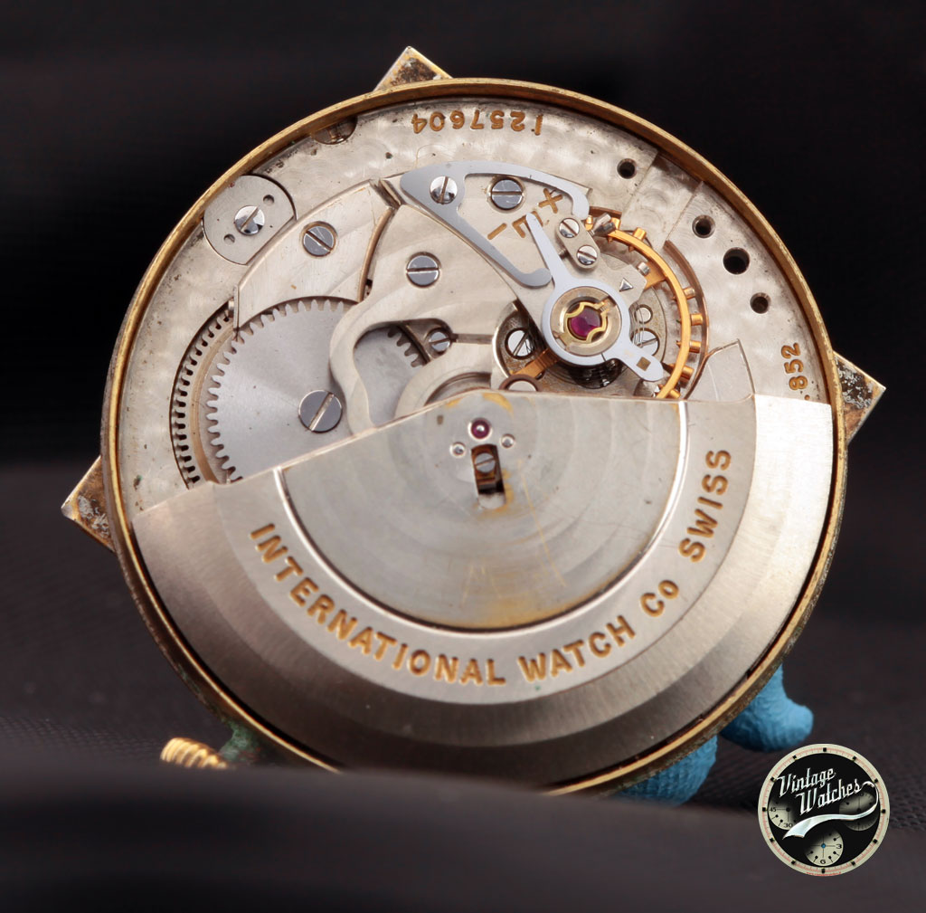 IWC Cioccolatone in oro cassa a scatto cal. 852 - immagine 5