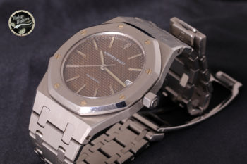 Audemars Piguet Royal Oak ref 14790 Quadrante Marrone 7 AP 14790 lato