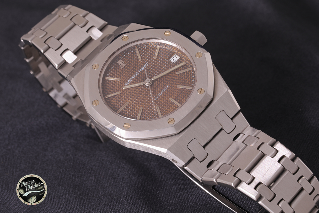 Audemars Piguet Royal Oak ref 14790 Quadrante Marrone 3 AP 14790 lato1