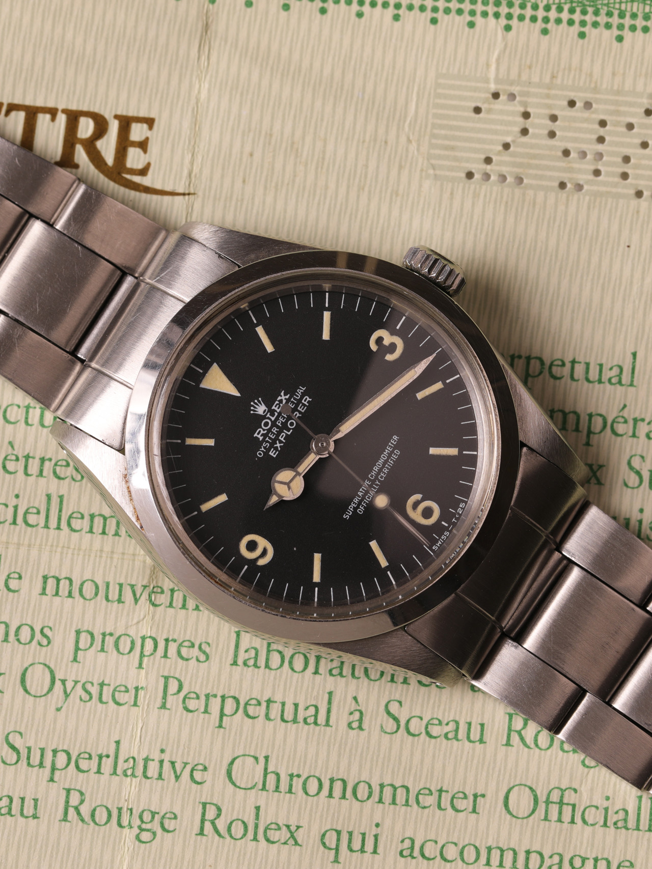 Rolex Explorer ref. 1016 con COSC 6 1016 298941 grande uai