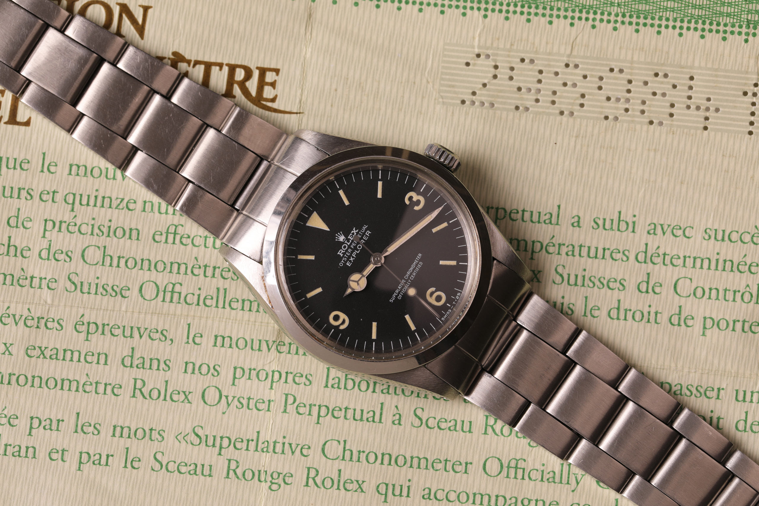 Rolex Explorer ref. 1016 con COSC 1 1016 298941 grande