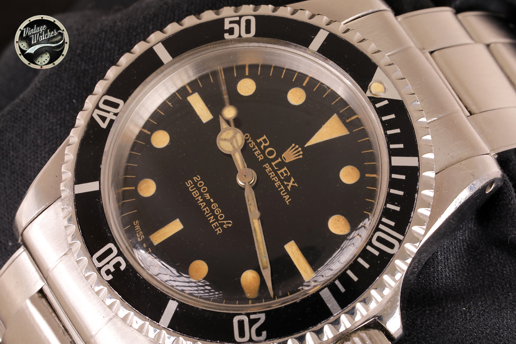 Rolex Submariner 5513 Gilt Dial made in 1964 with Papers Never Polished 3 5513 1076891 traverso2