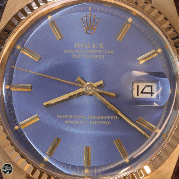 Rolex Datejust ref 1601 Sigma in Oro del 1973 con Garanzia 9 1601 8 3430027 quadrante