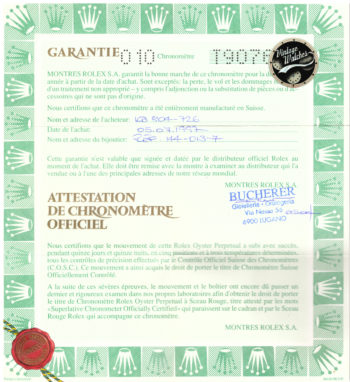 Rolex Daytona ref. 16523 ser. T del 1997 con Scatola e Garanzia 11 16523 T907644 gara