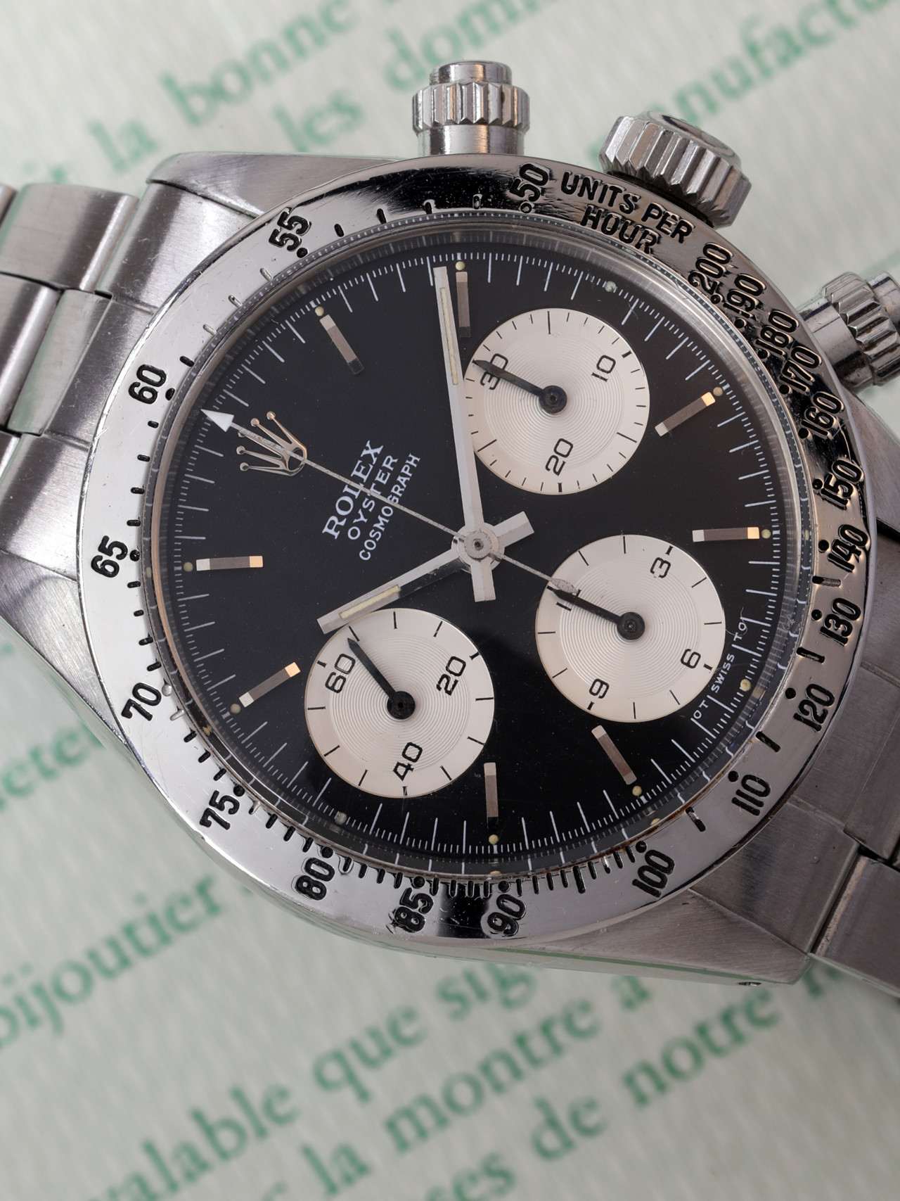Rolex Daytona ref. 6265 Sigma del 1972 con Scatola e Garanzia 1 6265 3048118 grande uai