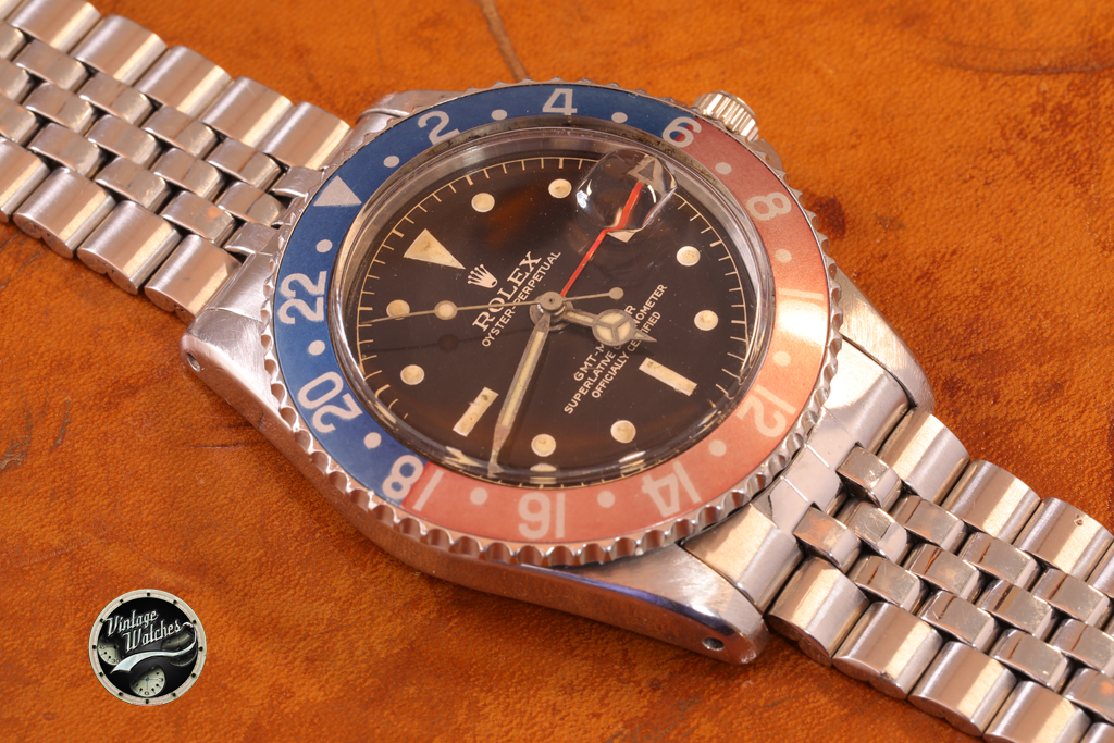 Rolex Gmt Master 1675 Gilt Mk1 Spallette a Punta del 1959 2 1675 505763 traverso 3