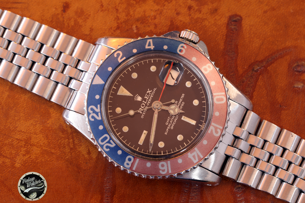 Rolex Gmt Master 1675 Gilt Mk1 Spallette a Punta del 1959 4 1675 505763 traverso