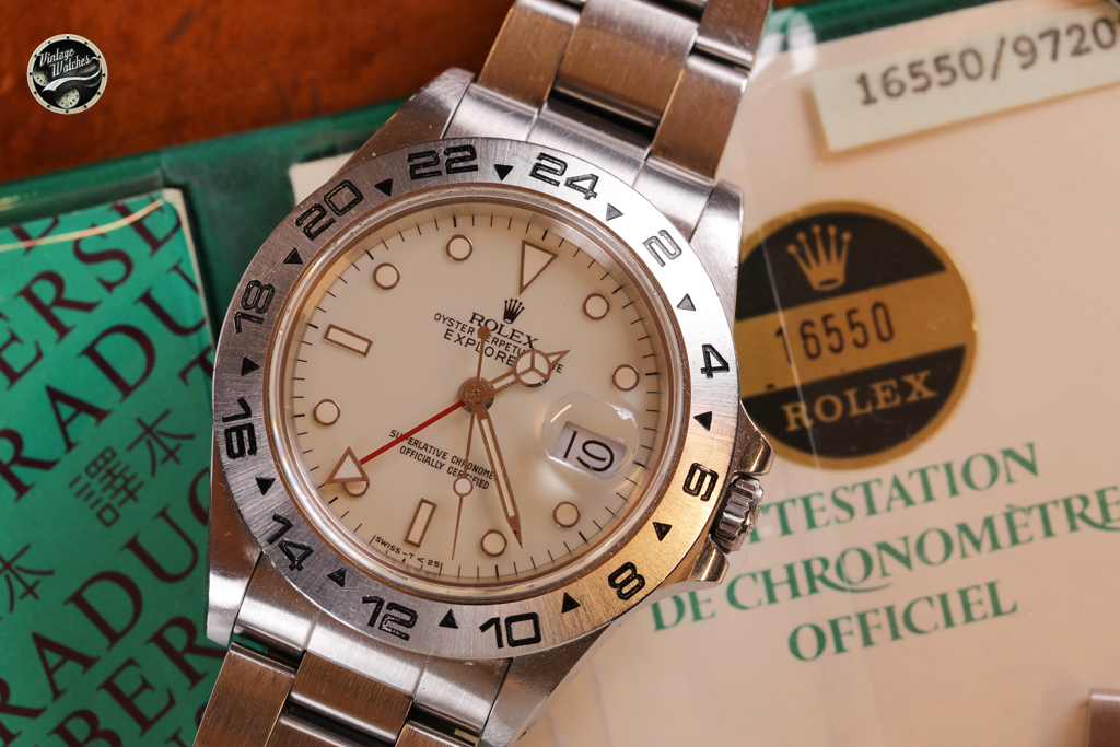Rolex Explorer II ref 16550 panna con scatola e garanzia