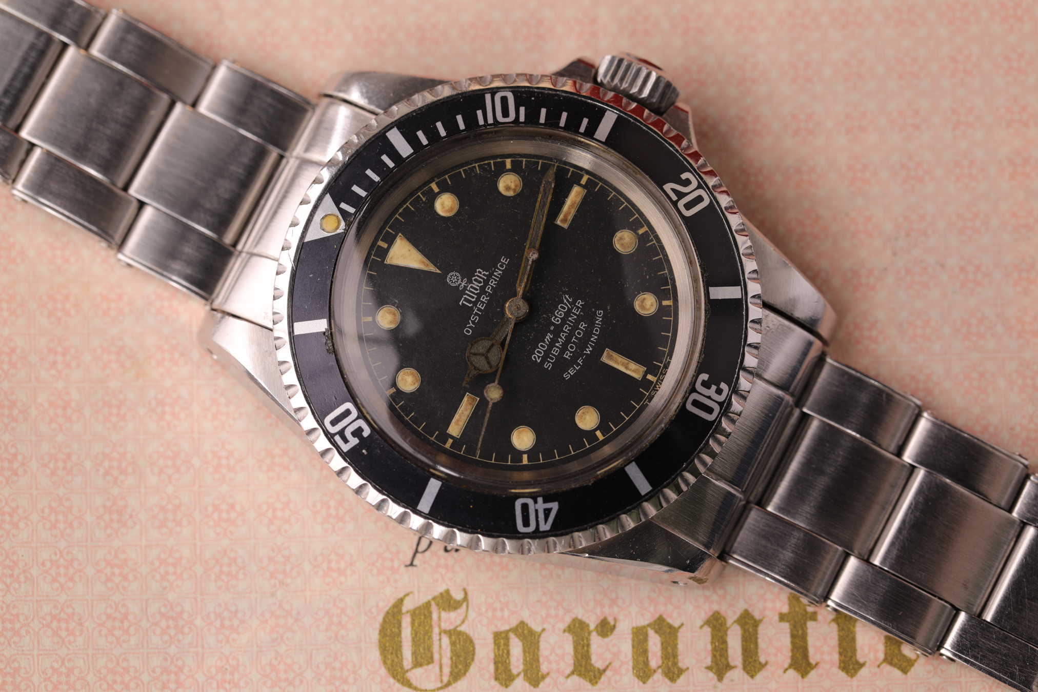 Tudor Submariner ref. 7928-1967 scatola e garanzia
