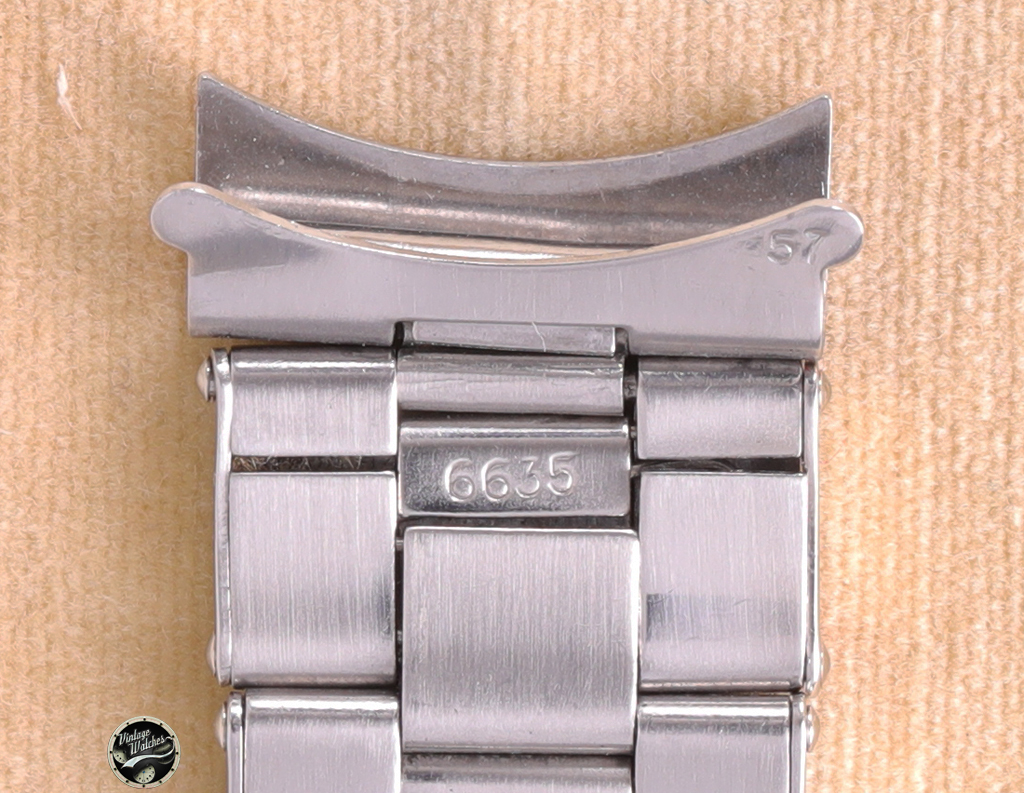 Bracciale Rolex ref. 6635, finali 57, del 1971 - immagine 4