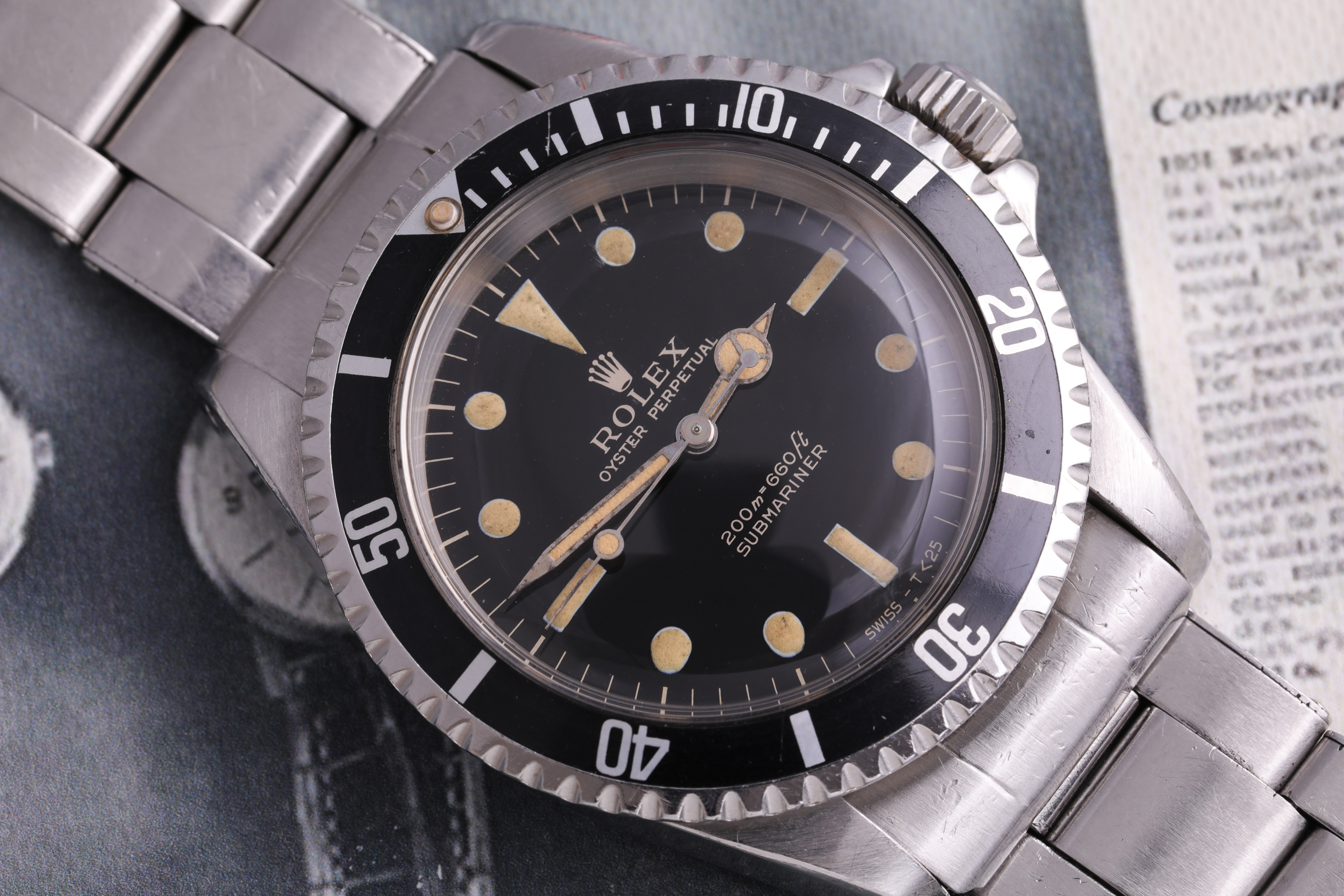 Rolex Submariner 5513 Gilt dial 1966